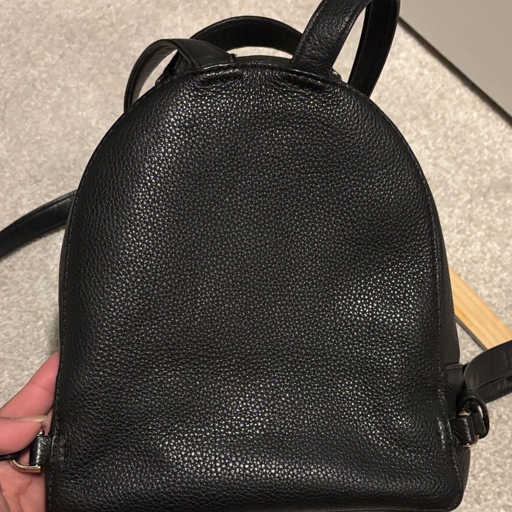 Kate Spade Black Textured Backpack - Picture 5 of 9